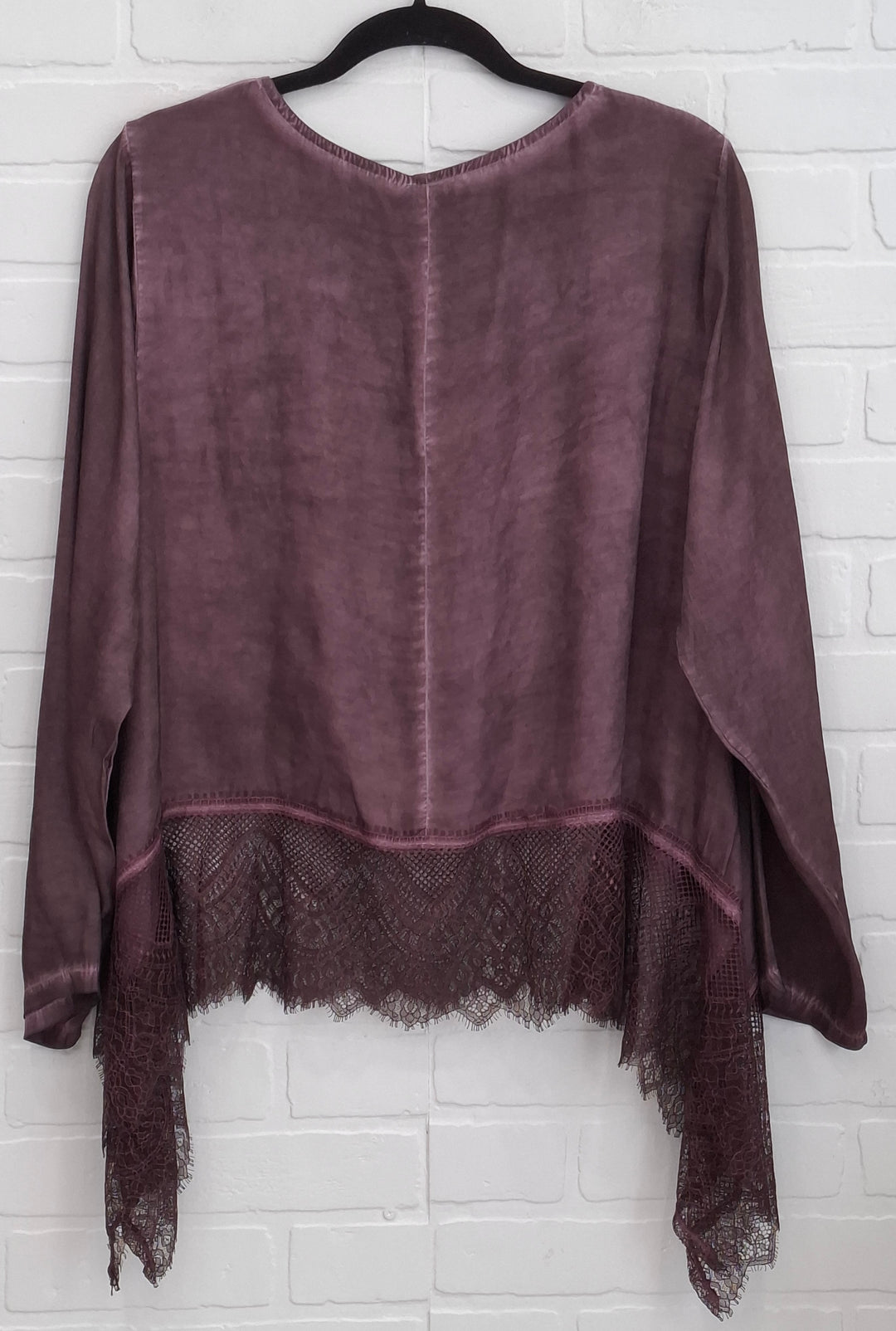 Satin Laced Top