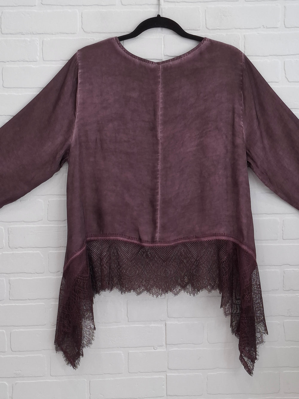 Satin Laced Top