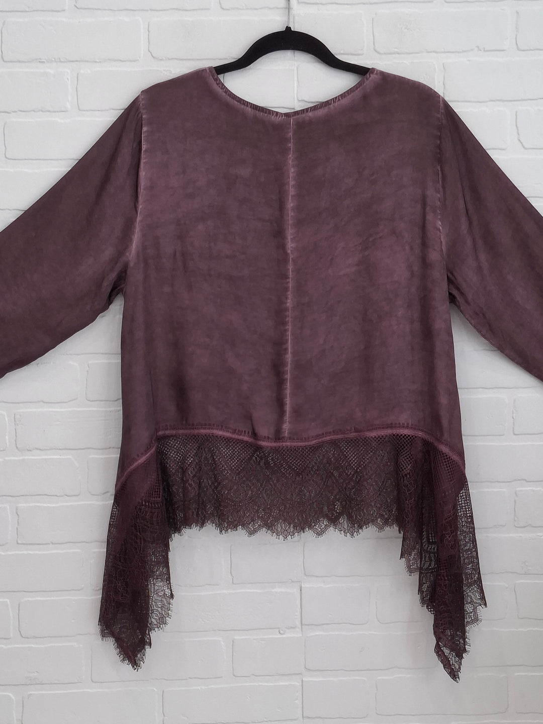 Satin Laced Top