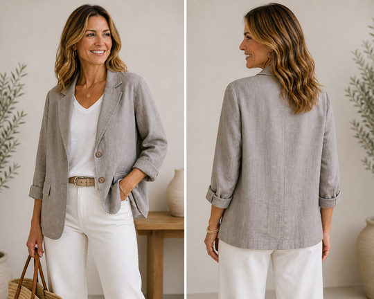 Riviera Linen Blazer