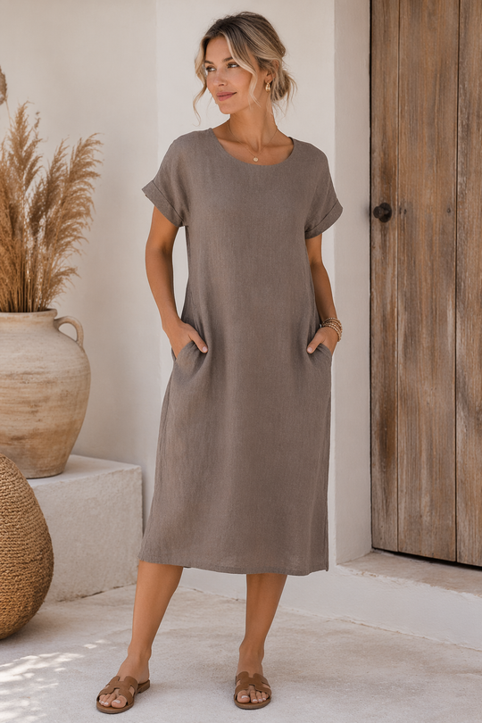 Siena Linen Everyday Dress