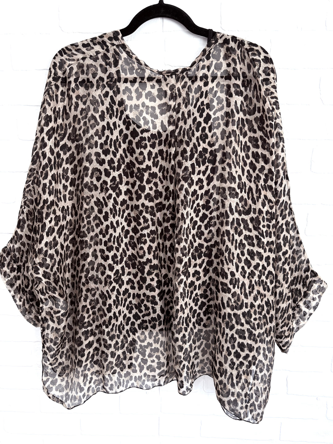 Savanna Chic Leopard Blouse