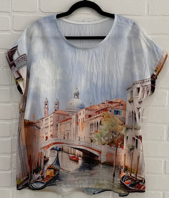 Venetian Escape Viscose Tee