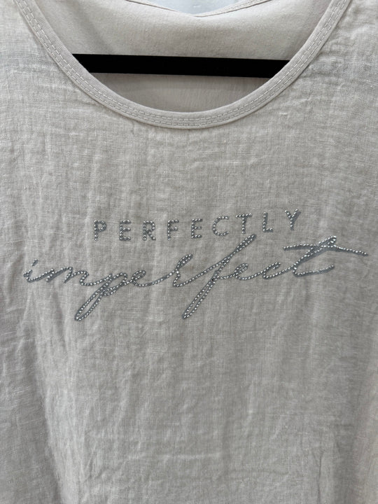Perfectly Imperfect Graphic Linen Tee
