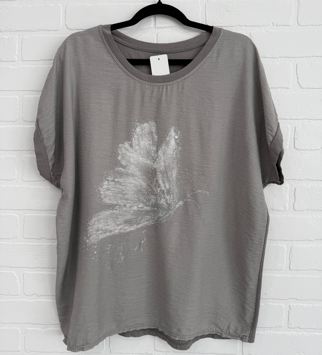 Charisma Butterfly Print Top