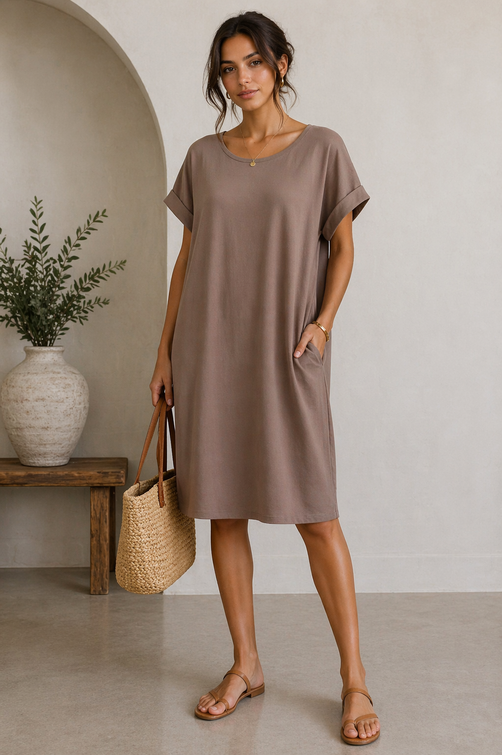 Everyday Ease Cotton Dress