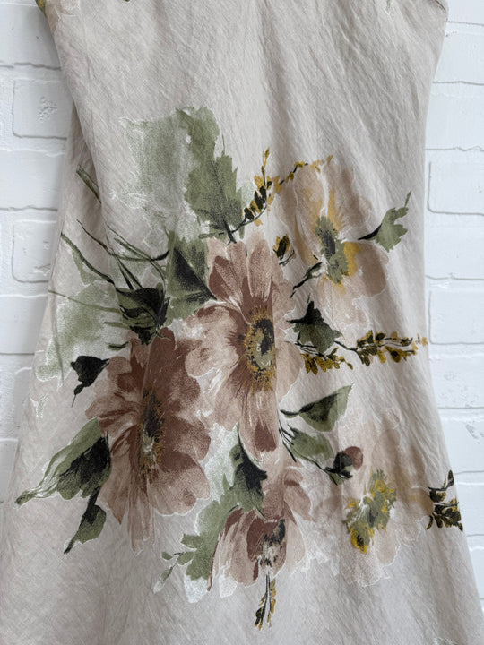 Wildflower Meadow Linen Dress