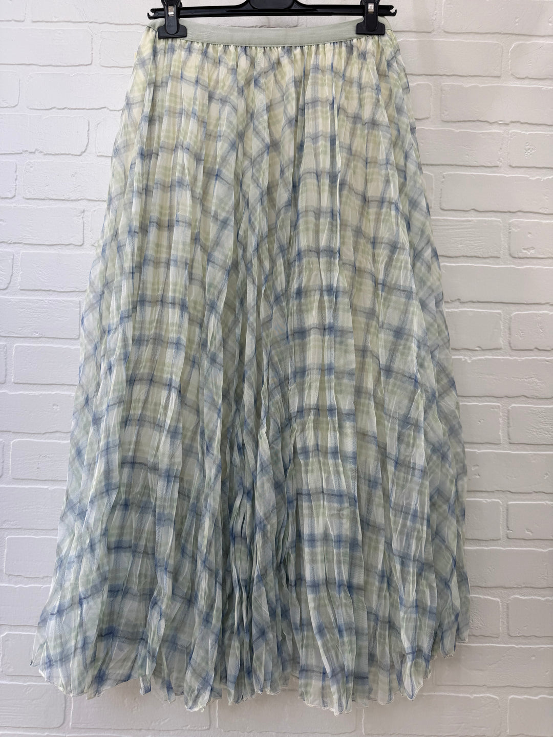 Sorrento Plaid Chiffon Skirt
