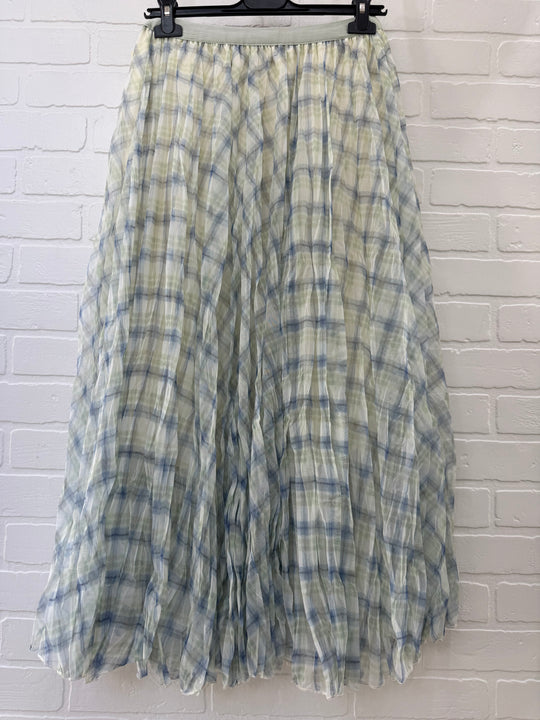 Sorrento Plaid Chiffon Skirt