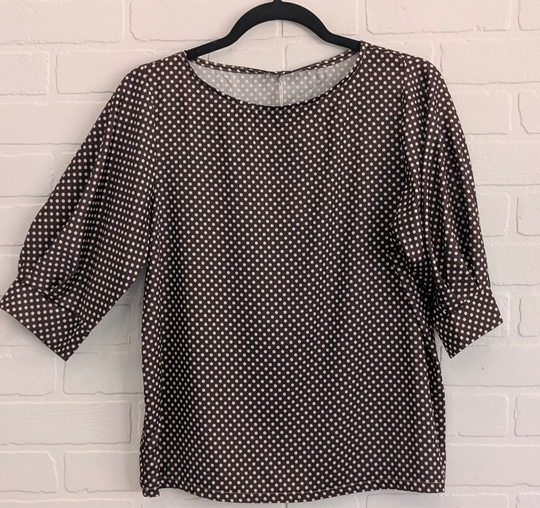 Satin polka dots top