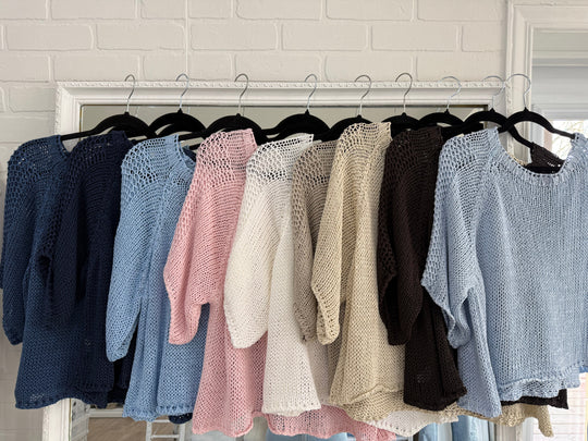 Toscana Air Knit Cotton Top