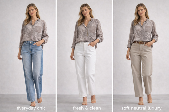 Soft Leopard Lux Blouse
