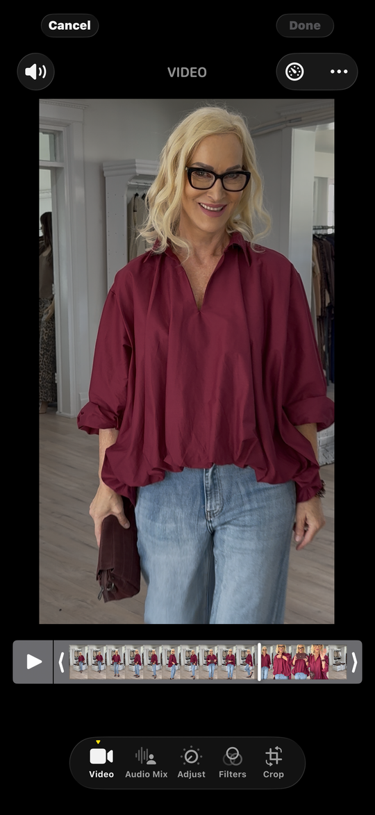 High/Low Bubble Top