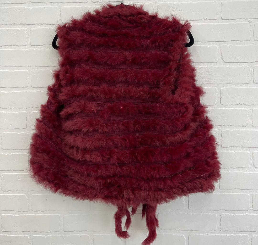 Cranberry Fur Vest