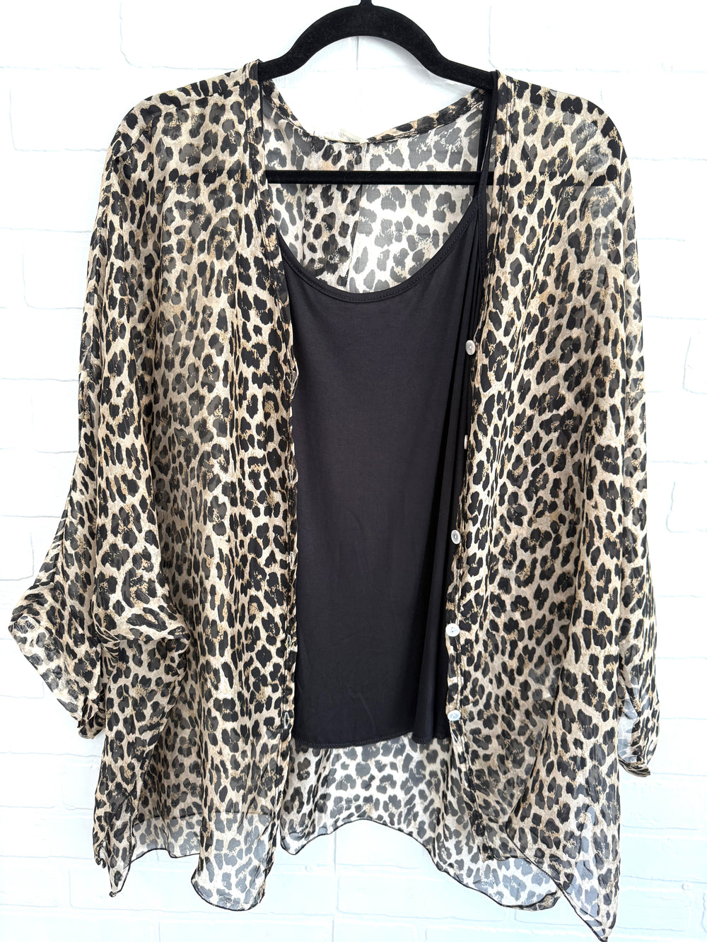 Savanna Chic Leopard Blouse