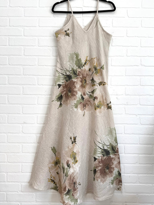 Wildflower Meadow Linen Dress