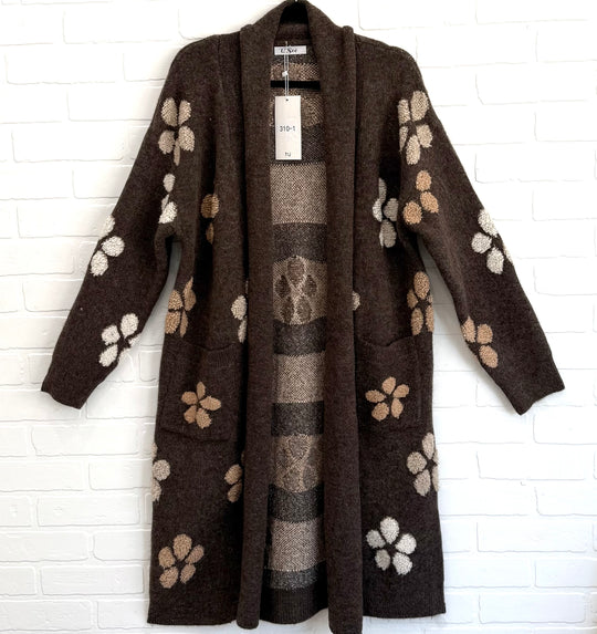Fiori Cozy Knit Coatigan