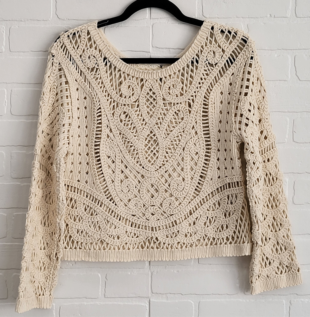 Mia Open-Knit Top