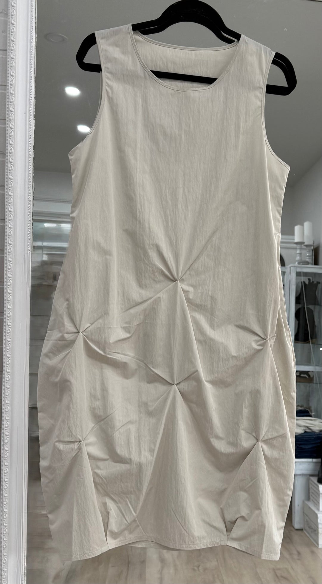 Dress With Knit Overlay Top Set