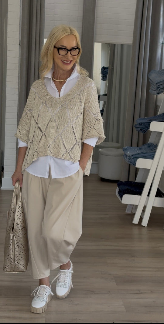 Toscana Open Knit Top