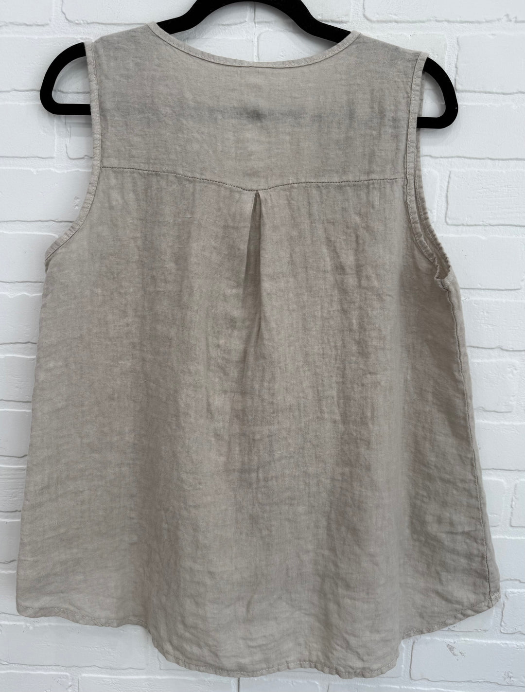 Marina Sleeveless Double Ruffle Top