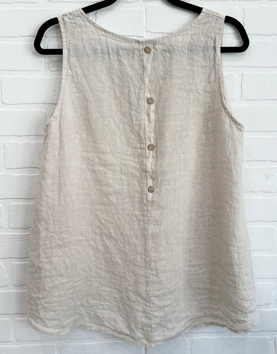 Nina linen tank top