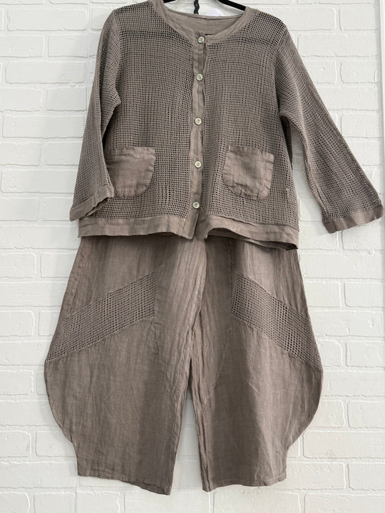 Tuscany Mesh Linen Set