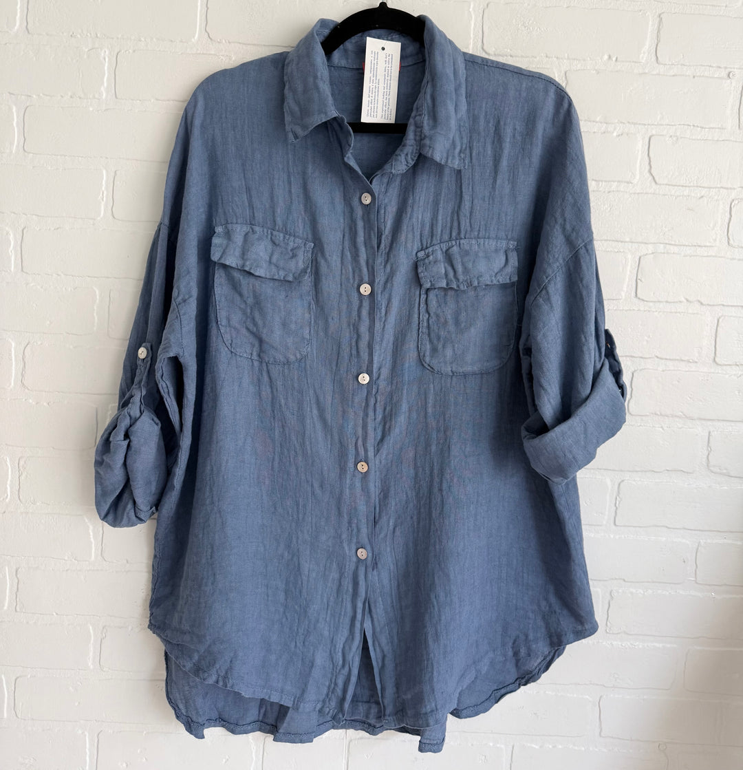 Chemise classique en lin