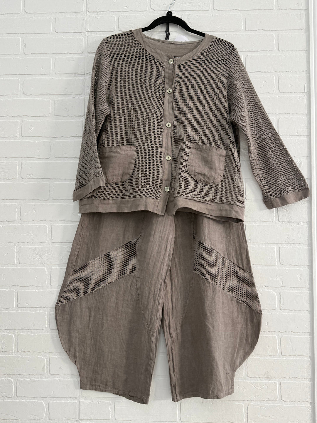 Tuscany Mesh Linen Set