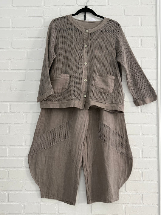 Tuscany Mesh Linen Set