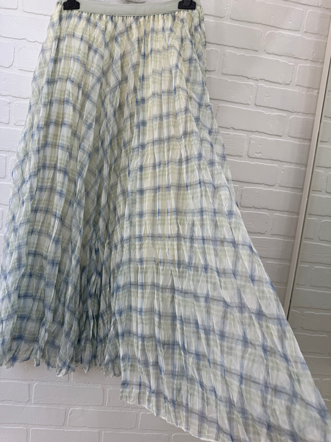 Sorrento Plaid Chiffon Skirt