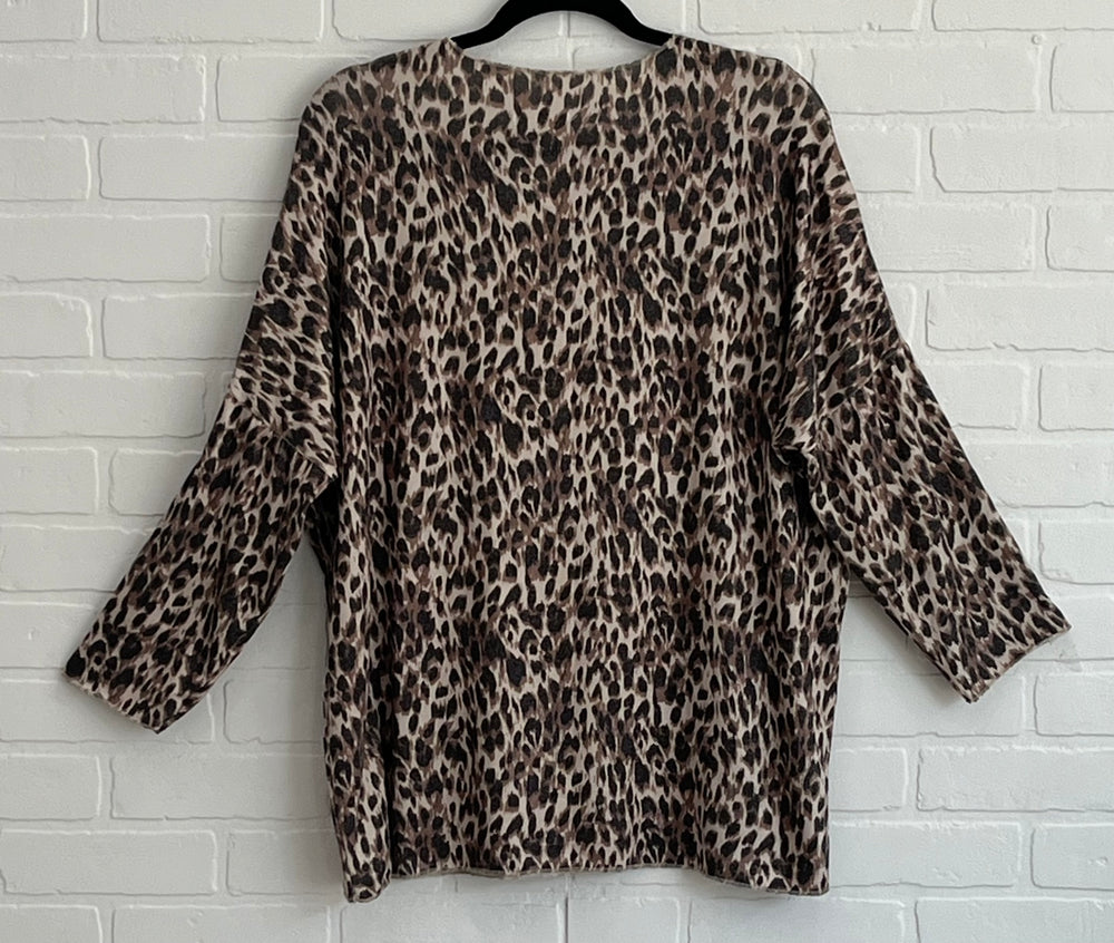 Serena Leopard print sweater