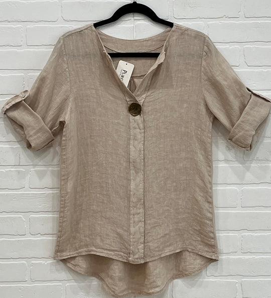 Darla Linen Top