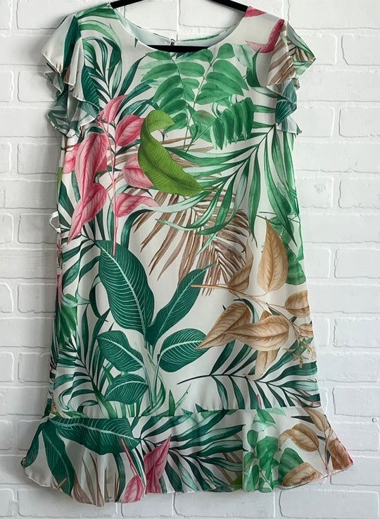 Tara Tropical Print Dress