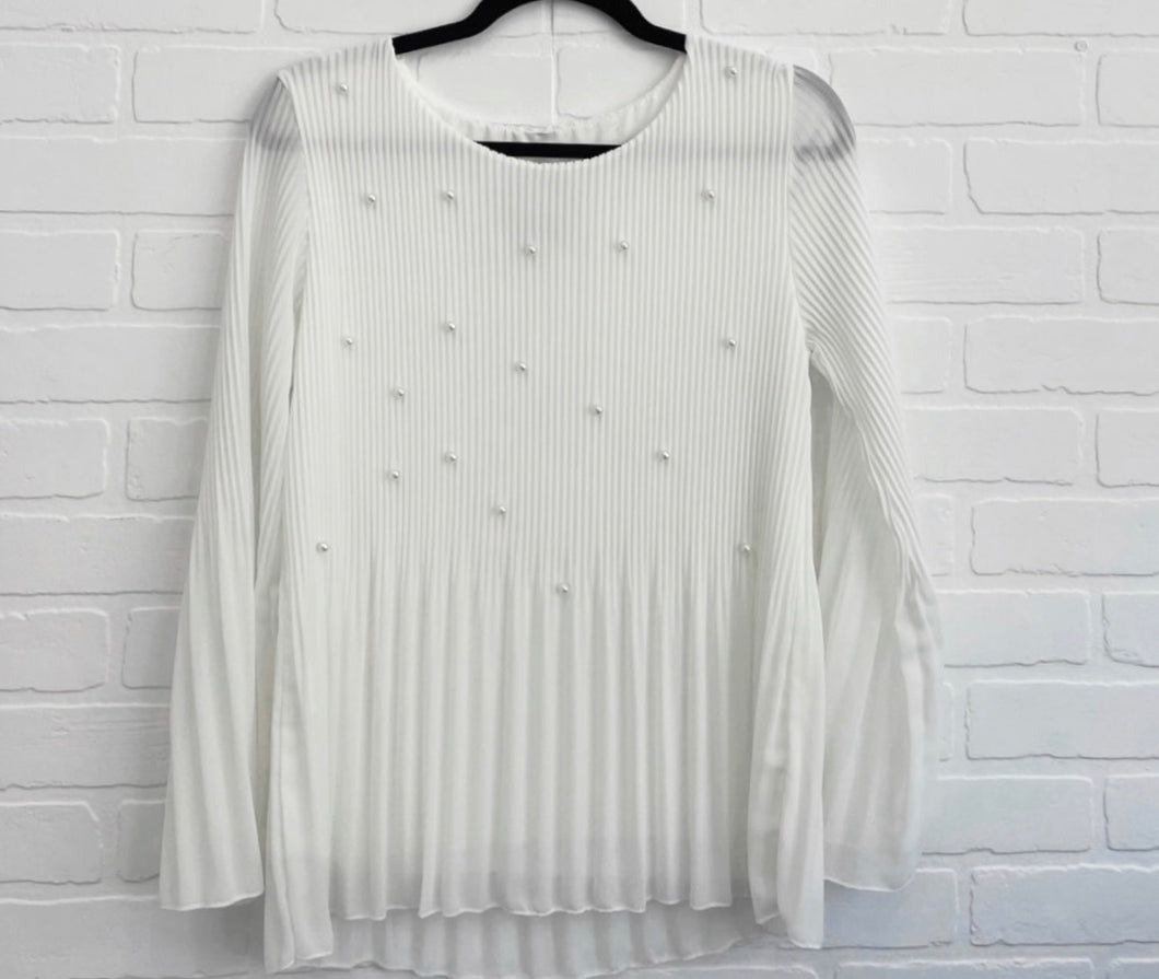 Pearl studded top