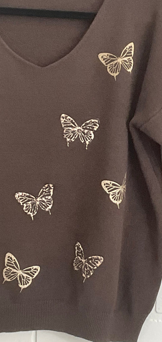 Butterfly bliss sweater