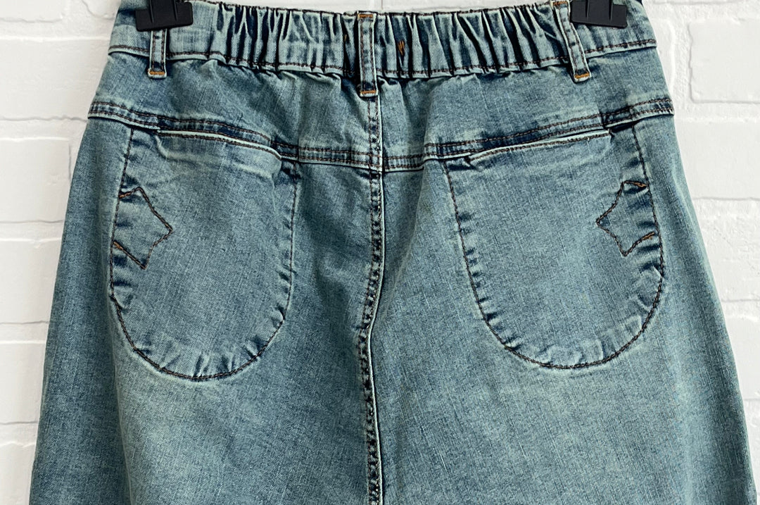 BLM Vintage denim barrel jeans