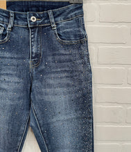 Load image into Gallery viewer, Sparkly Jeans Dark Wash
