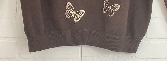 Butterfly bliss sweater