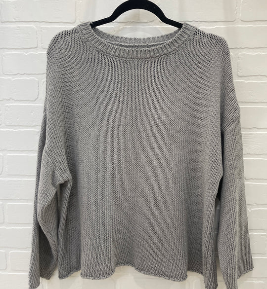 Cotton crewneck sweater