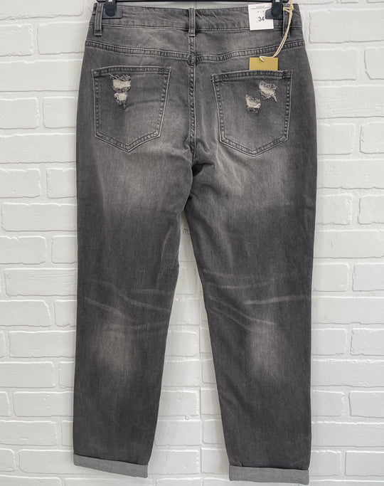 R. Display Charcoal Distressed Jeans