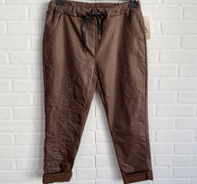 Load image into Gallery viewer, Simi faux leather joggers
