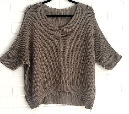 Winnie short sleeve sweater