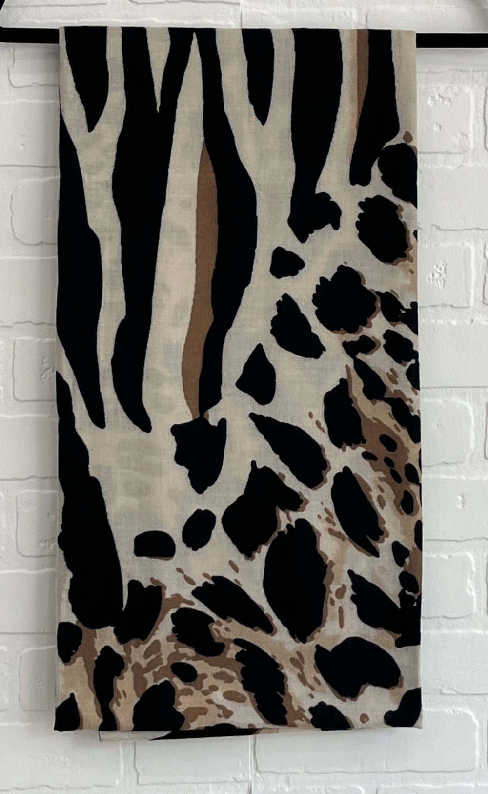 Animal print scarf