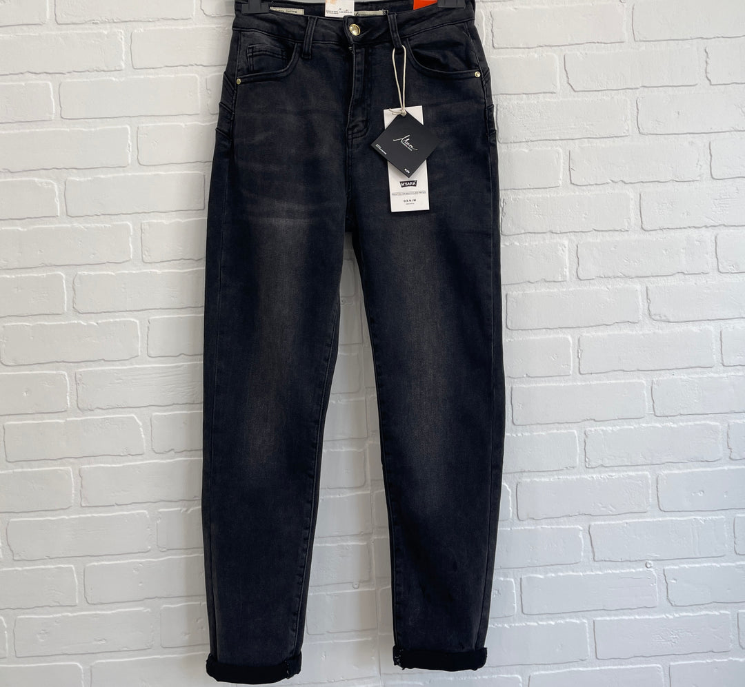 M’ Sara Black Classic Jeans