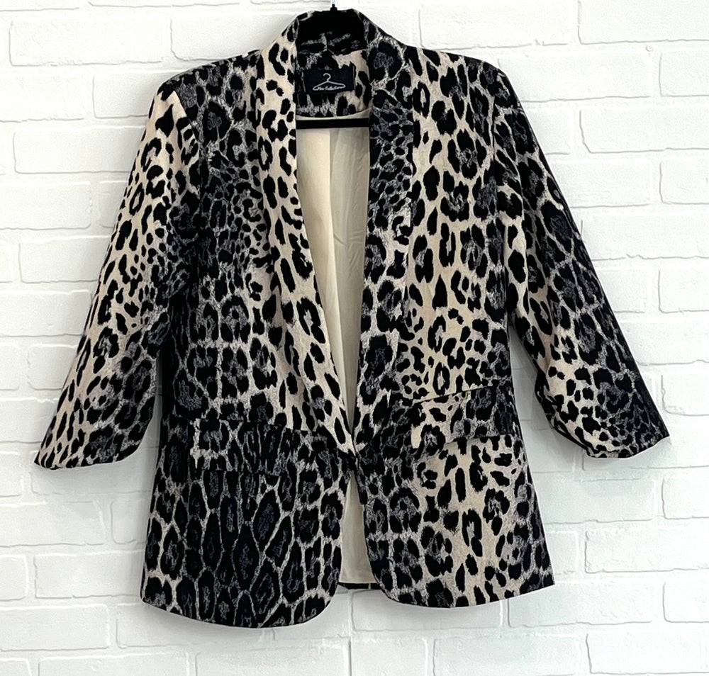 Sammie Animal Print Blazer