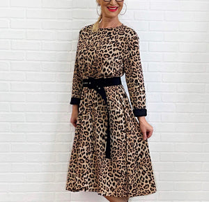 Charlotte  Leopard Dress