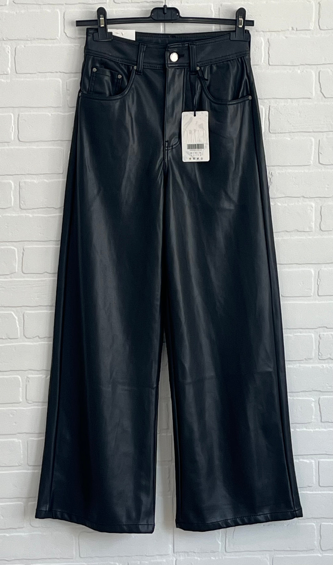 Wide Leg vegan leather pants by M’Sara