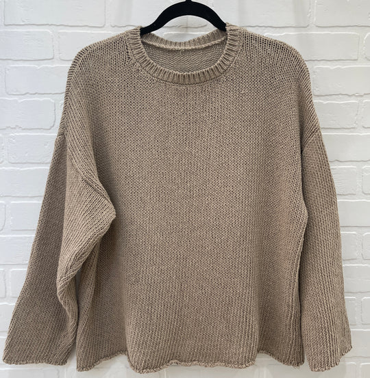 Cotton crewneck sweater