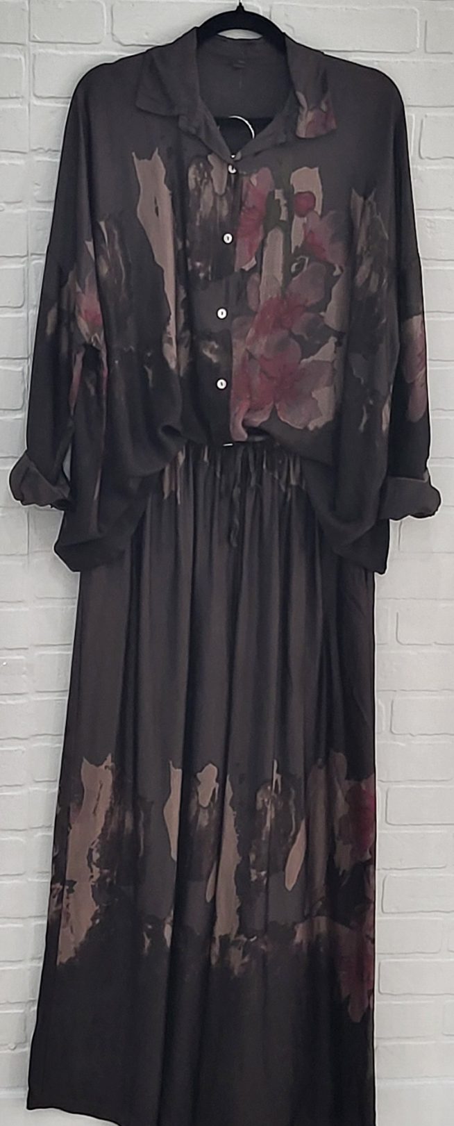 Floral Satin Set